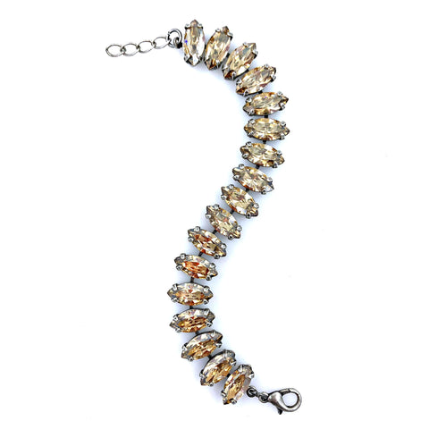 Bracelet - Crown Shimmery Champagne