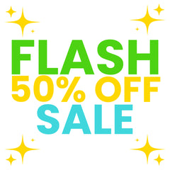 50% OFF FLASH SALE