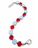 Bracelet - Duchess Red & Light Blue Opal / AHS