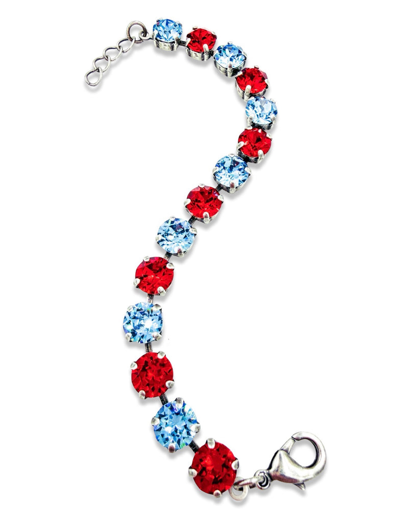 Bracelet - Duchess Red & Light Blue / AHS