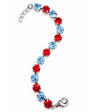 Bracelet - Duchess Red & Light Blue / AHS
