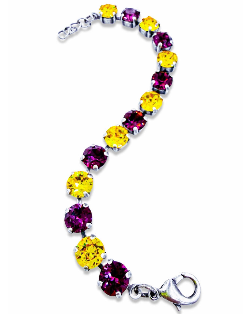 Bracelet - Duchess Purple & Yellow / OHS & MN Vikings