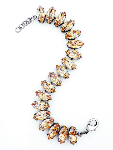 Bracelet - Crown Shimmery Champagne