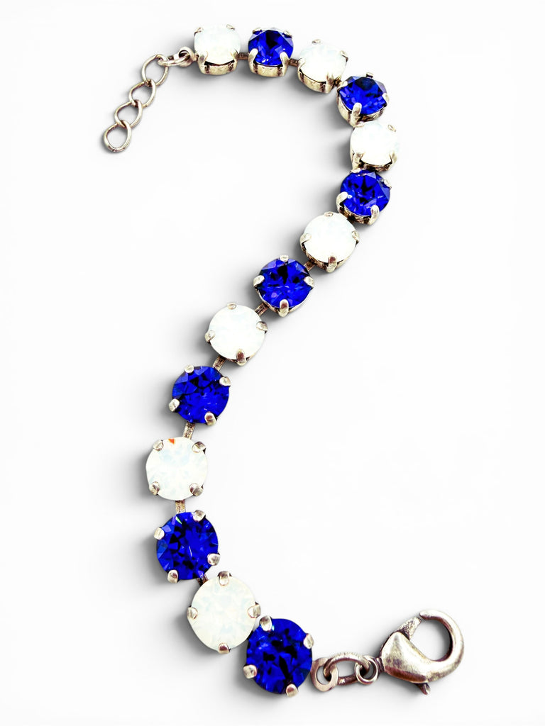 Bracelet - Duchess Go Navy! & Snow Opal