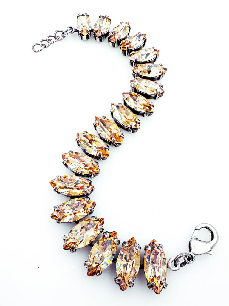 Bracelet - Crown Shimmery Champagne