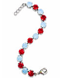 Bracelet - Duchess Red & Light Blue Opal / AHS