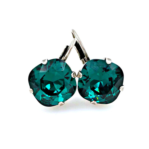 Queen Earrings - Emerald