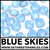 Queen Earrings - Blue Skies
